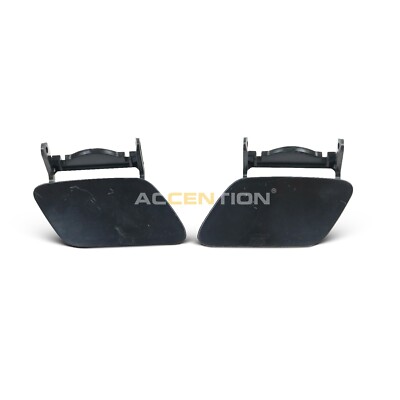2Pcs Auto Front Bumper Headlight Washer Cover Cap For AUDI Q5 2013-2016