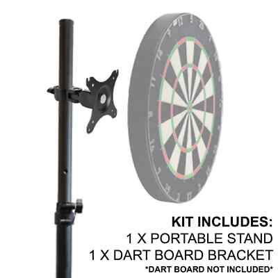 Netagon Schwarz Dartscheibe Ständer Tragbar Profi Dart Caddy Halter Halterung