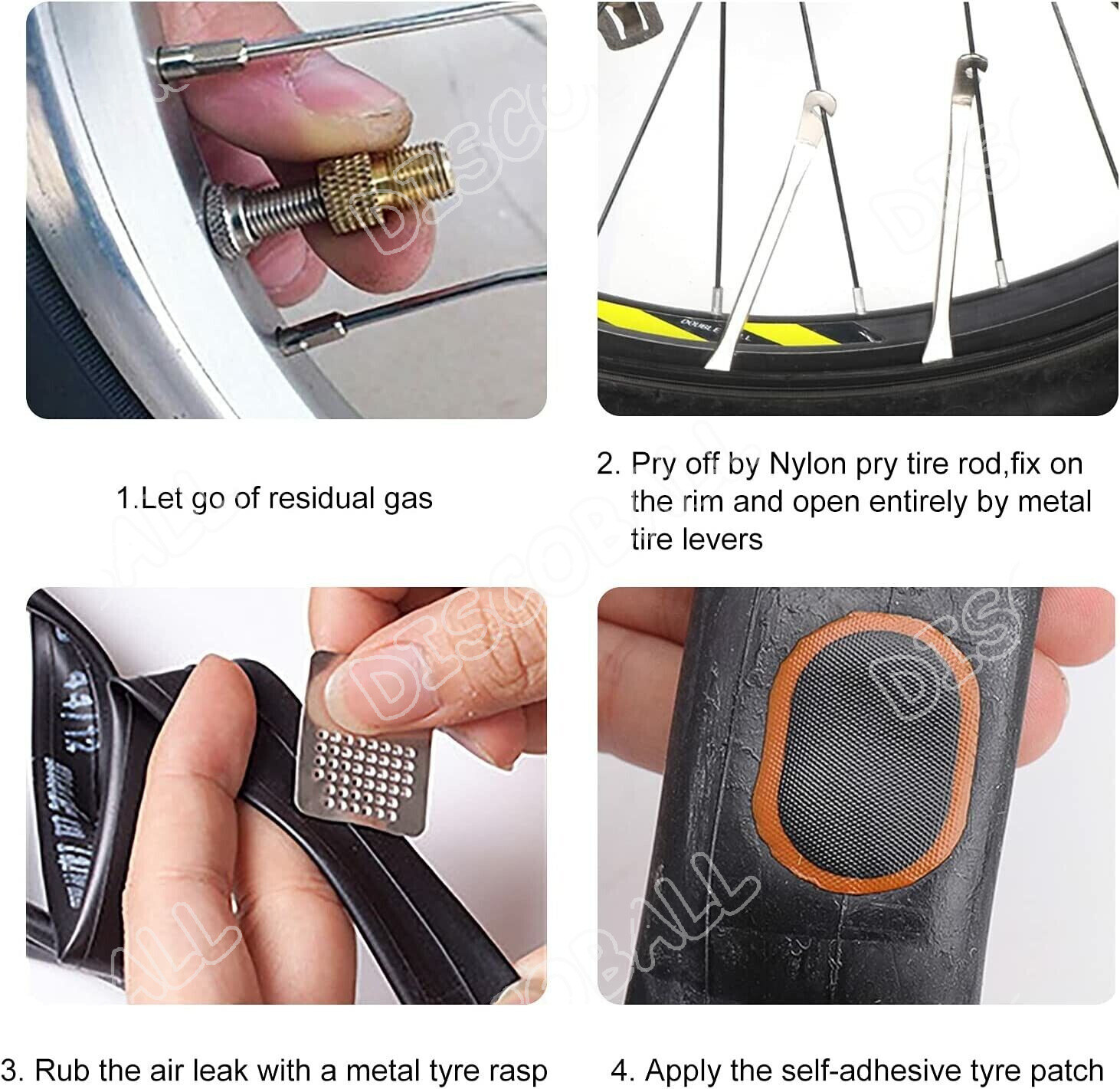 16in1 Bicycle Repair Tool Kit Multifunction Mountain Bike Puncture Fix