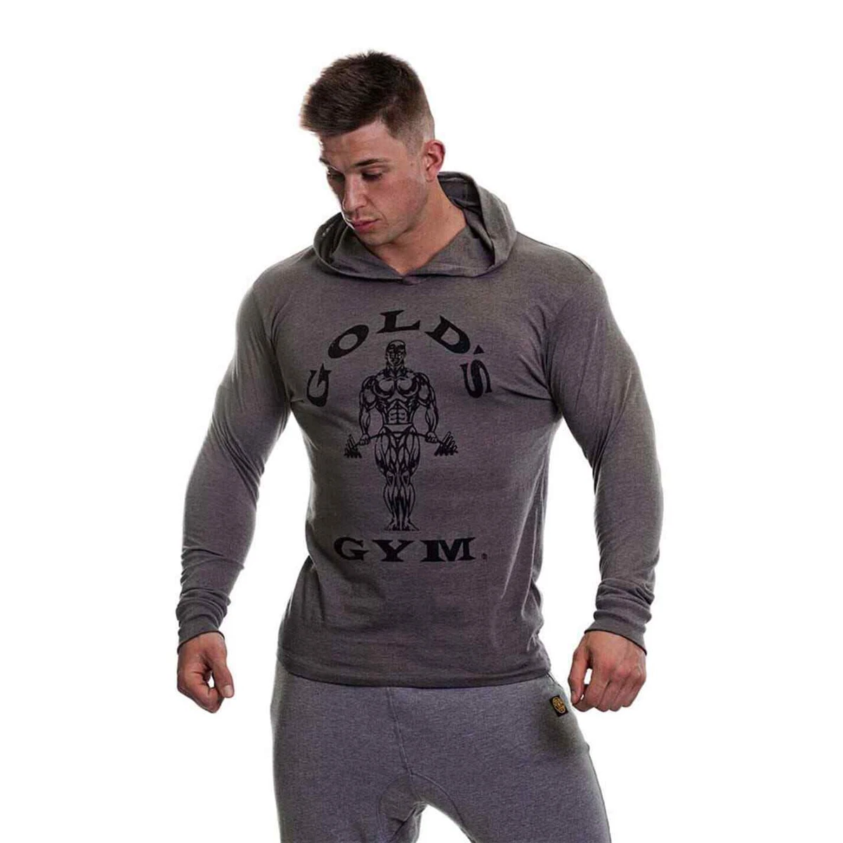 Grey gym deals hoodie