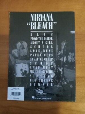 Nirvana - Bleach - Guitar Recorded Versions Authentic