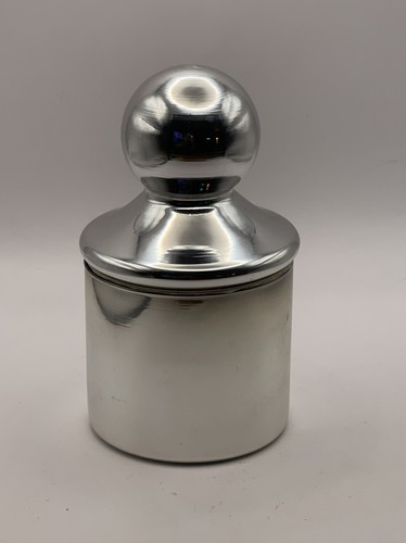 Tarro de vidrio vintage Elizabeth Arden - Tarro de vidrio espejado vacío - Imagen 6 de 6