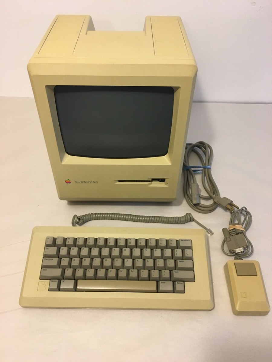 Macintosh Plus 1MB with Mouse, Hard Disk 20, Image Writer Macintosh Plus 1MB with Mouse, Hard Disk 20, Image Writer