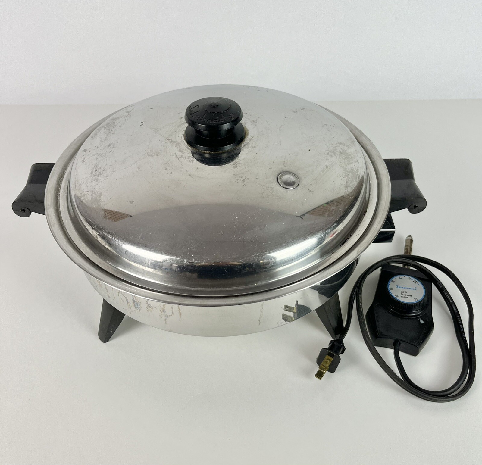 Saladmaster 7252 Electric Oil Core Skillet With Lid And Probe Cord 12