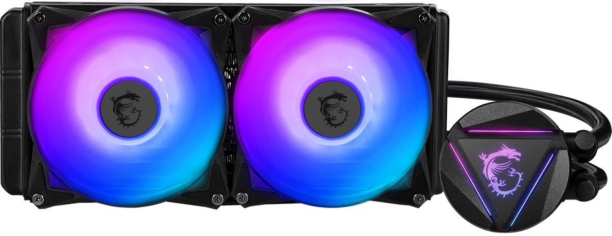 【新品未開封】MSI MAG CORELIQUID 280R V2 MSI MAG CORELIQUID 280R V2 Liquid CPU Cooler, 280mm Radiator, Dual