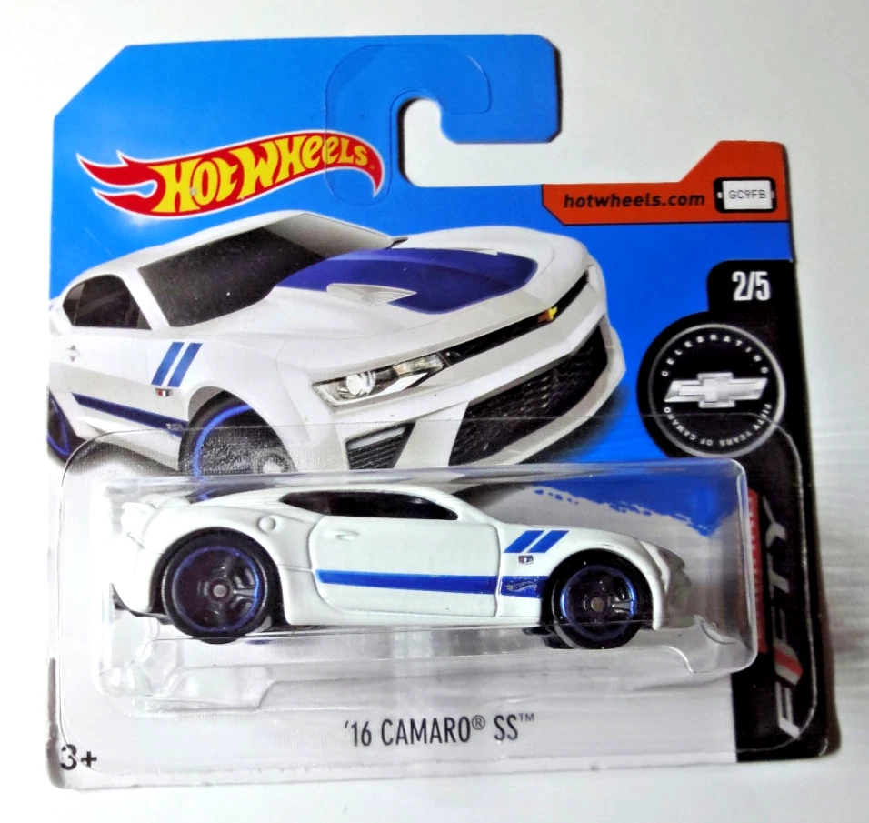 Hot Wheels - '16 Chevrolet Camaro SS - Blanc - Camaro Fifty Série 2017 - DVC45 - Photo 1/1