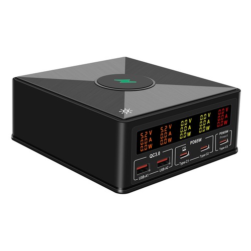 Alimentation de bureau Pinepower V2 165 W USB PD Qi QC3.0 Pine64 LIVRAISON RAPIDE AU ROYAUME-UNI - Photo 3/4