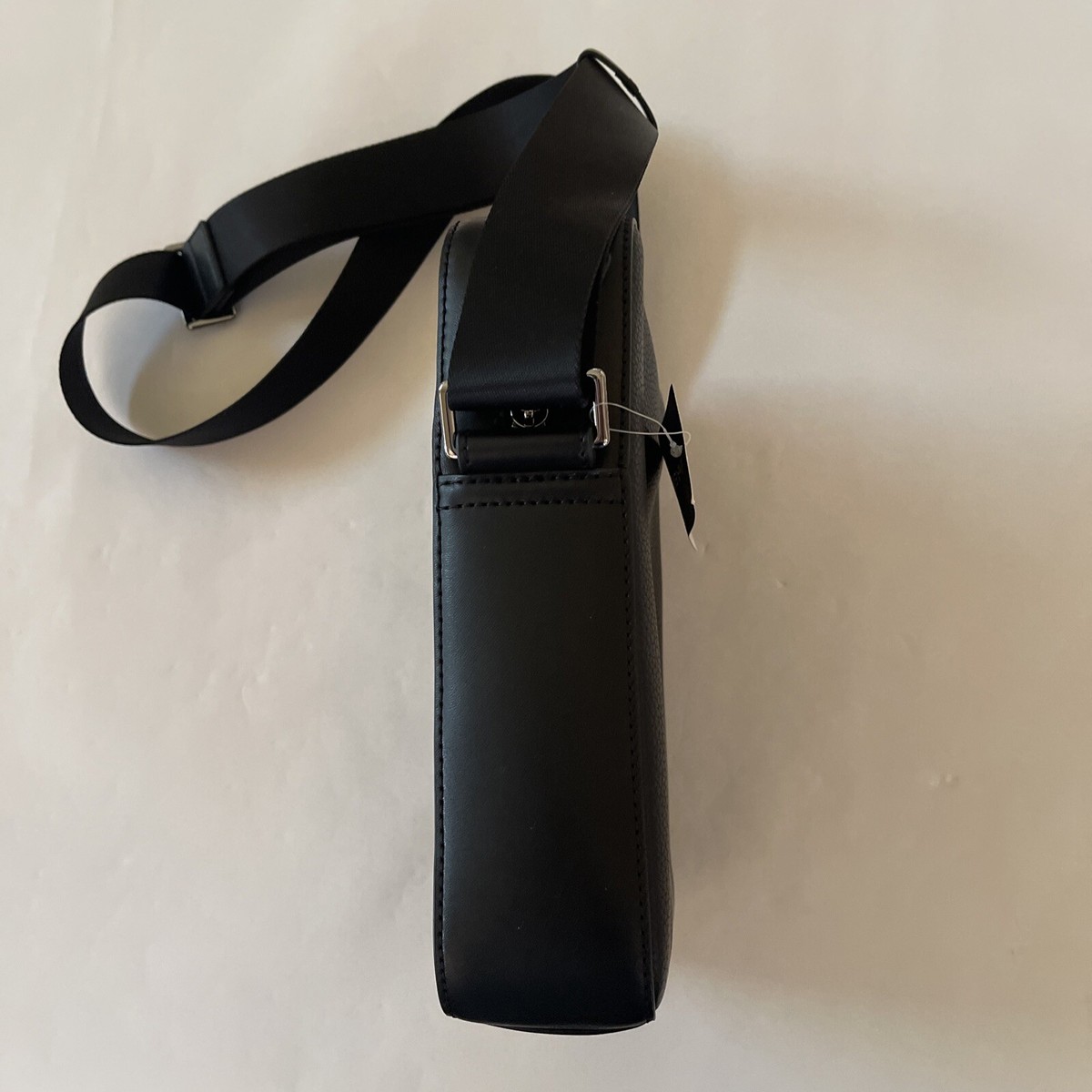 Michael Kors Mens Unisex Cooper Reporter Bag Black Leather Pebbled