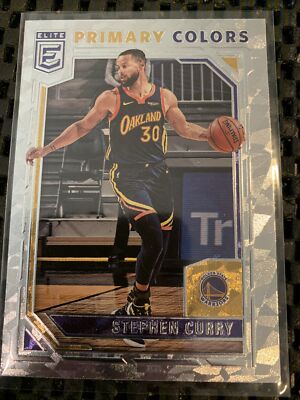 STEPHEN CURRY 2021-22 DONRUSS ELITE PRIMARY COLORS SP #8 WARRIORS FREE SHIP MVP