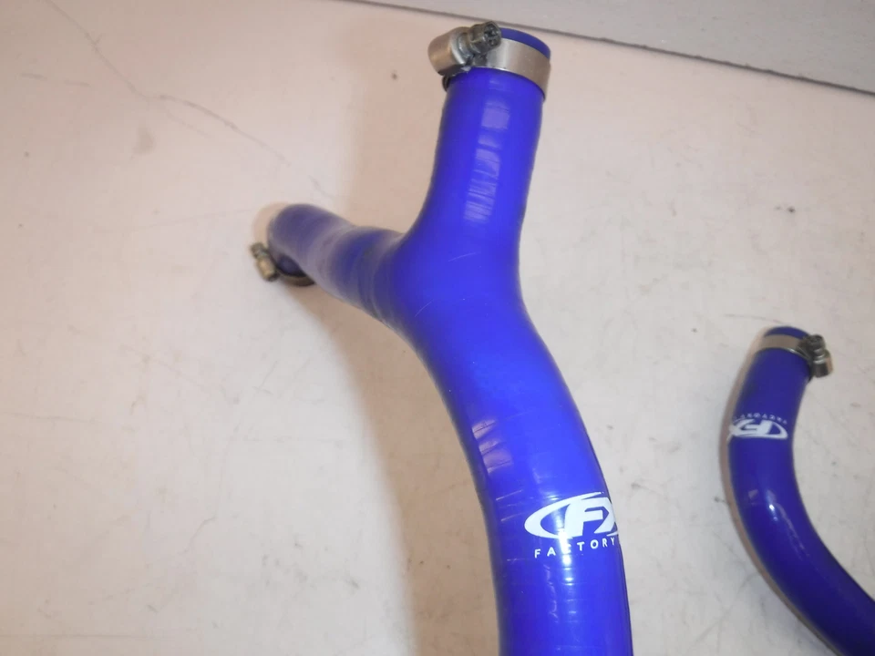 2011 年本田 crf450r Radiator 软管套装 工厂 FX 蓝色  — 第 3/4 张图片