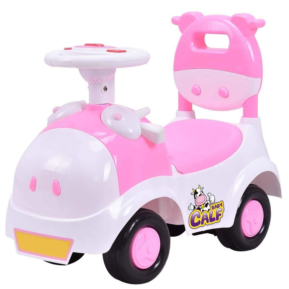 Baby Calf 3in1 Ride-on Car Toddler Walker Princess Girls Cartoon
