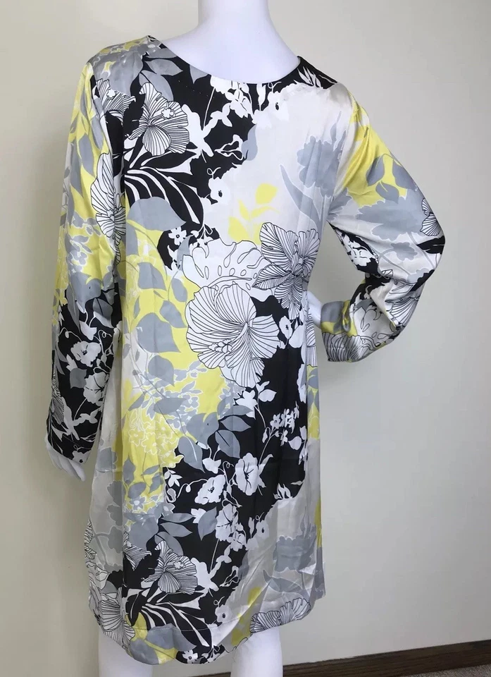 Blusa feminina Kurti de seda estampada designer paquistanês GG - Imagem 3 de 4