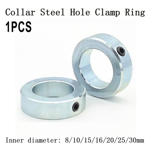 Heavy gauge Steel Shaft Collar Solid Steel Metric Clamp Collar for 8mm