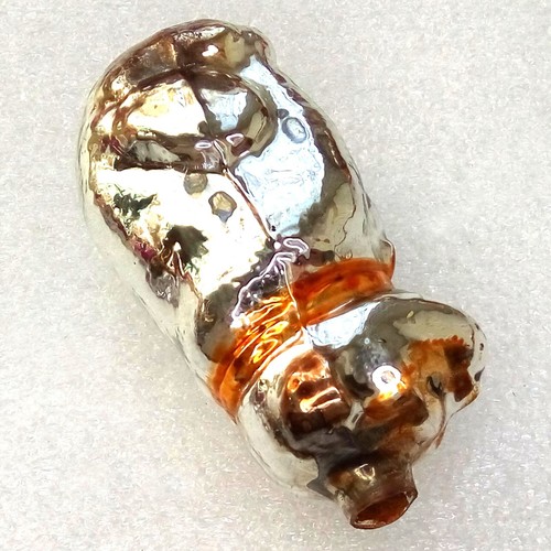Rare Vintage Ukrainian Glass Christmas Tree Ornament Xmas Decoration Old Bulldog - Picture 8 of 9