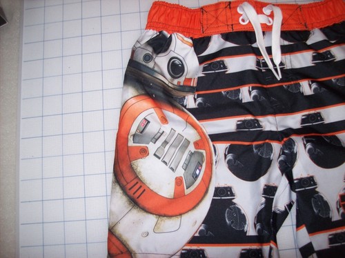 BOYS STAR WARS SWIM TRUNKS ORANGE SIZE 4 NEW WITH TAGS IN BAG MSRP$29.00 - Picture 10 of 13