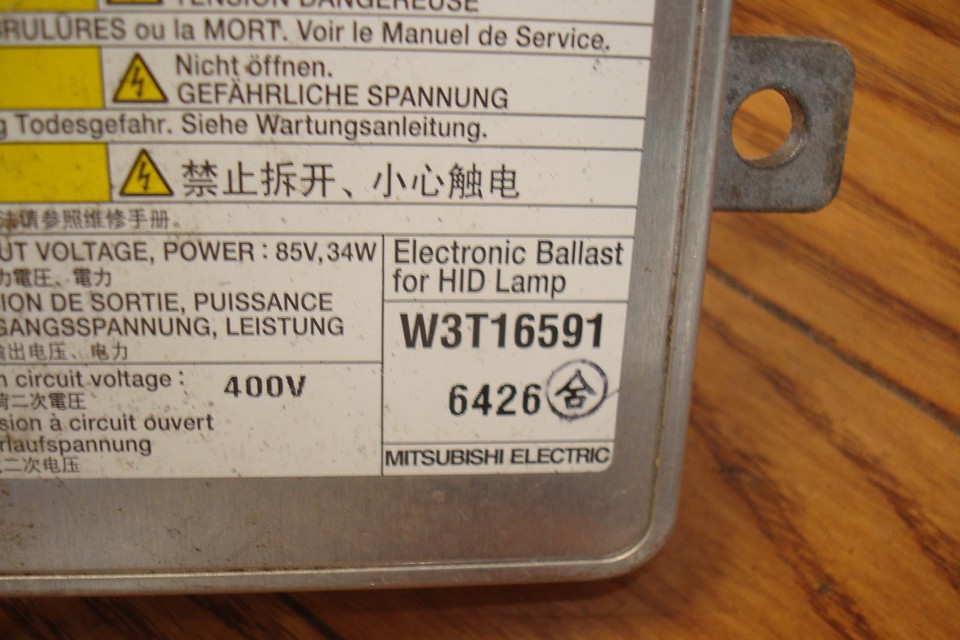 Xenon Hid Headlight Ballast & Igniter & D2 Bulb For Acura Tl Tsx