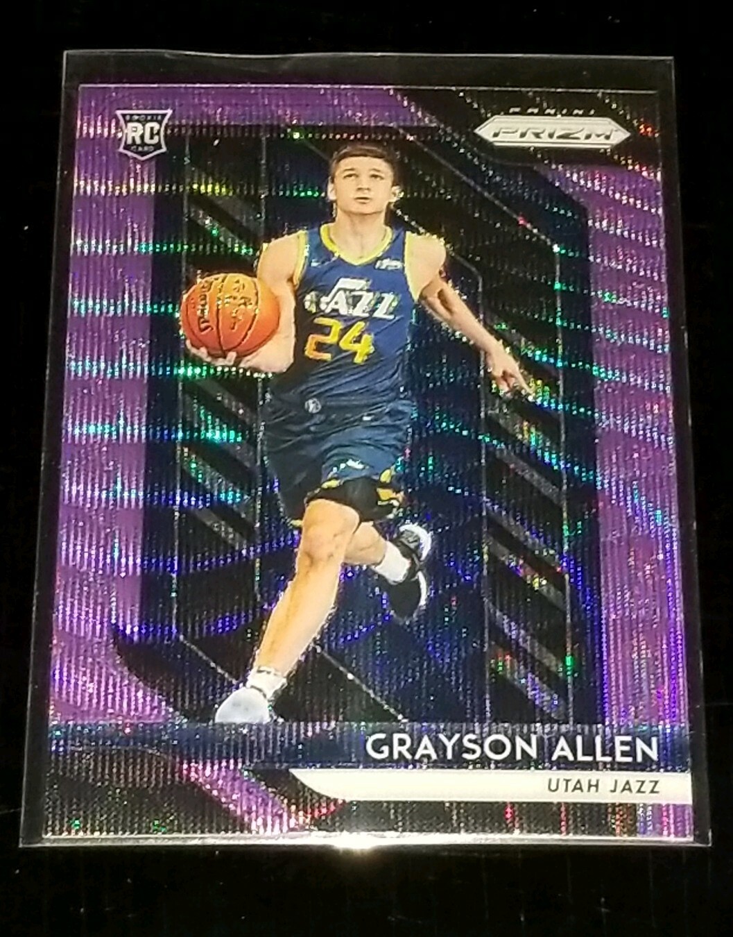 2018-19 Panini Prizm Grayson Allen Purple Wave Prizm SSP Rookie!