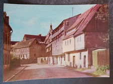 vtg postcard freiberg sachs gerberhauser am muhlgraben Germany older chrome unpo