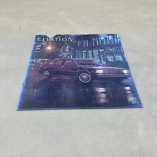 1981 Chevrolet Citation Hatchback Coupe Sedan Original Sales Brochure Catalog