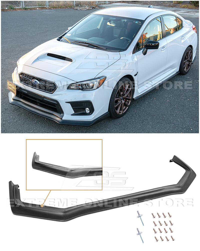 For 18-21 Subaru WRX STi | JDM CS Style PRIMER BLACK Front Bumper