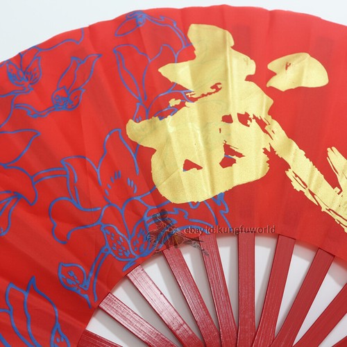Ventilador de entrenamiento de baile de Wushu para bambú chino de alta calidad - Imagen 3 de 8