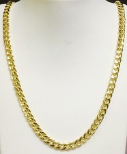 14k Yellow Gold 22" Miami Cuban Curb Link 7 mm 30 grams Chain/Necklace HMC180