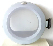 WHIRLPOOL HIGH EFFICIENCY DRYER FRONT DOOR W/ HINGE SKY BLUE