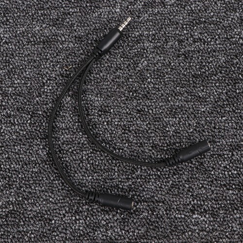 2pcs Audio Mic Splitter Jack Audio Adapter Kabel Jack Kopfhörer Adapter - 第 5/12 張圖片