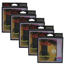 5Sets Alice Classical Guitar Concert Strings Black Nylon Copper Winding AC136BKH