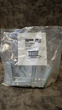 40-pc 117BC STANLEY 3" x 1/2" Flat Corner Braces w/o Screws, Zinc Plated (BN456)