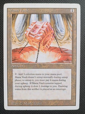 Magic the Gathering - 1 x Mana Vault - Revised Edition - Mtg 
