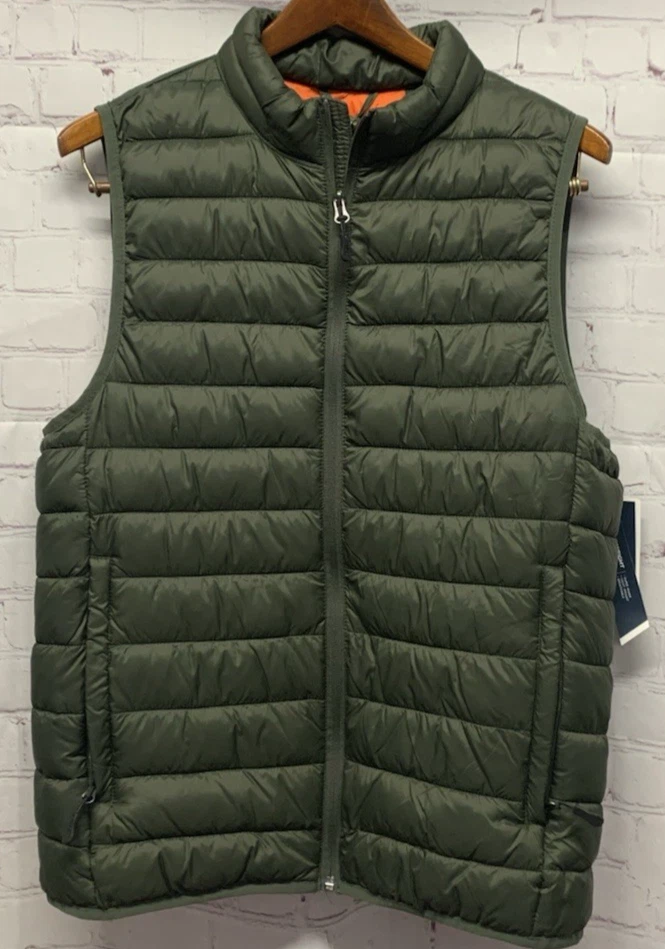 Club Room Macy's Small Mens Quilted Packable Puffer Olive Green Wine NEW
Opens in a new window or ta