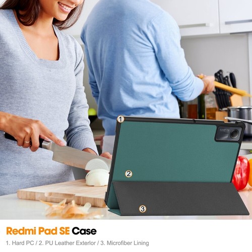 For Xiaomi Redmi Pad SE 11" 2023 Shockproof Leather Smart Case Flip Stand Cover - Picture 79 of 169