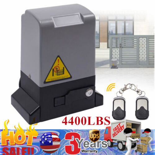 1800kg Automatic Sliding Gate Opener Motor Remotes Control Gate Opener 3968lbs