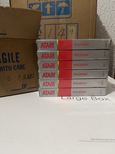 Phoenix (Atari 2600) Factory Box 6 Sealed Games. Comic Book Included.Nos.Genuine - Picture 4 of 7