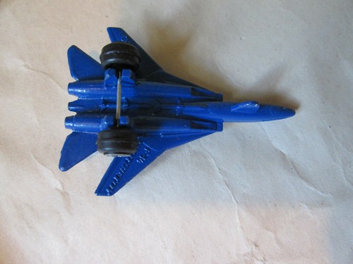 Tootsietoy Diecast Jet Planes White F-16, Blue F-14 Black Stealth & Airforce Jet - Picture 9 of 10