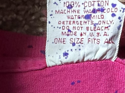 Vintage Y2K T-Shirt AEROSPEED Pink Paint Splatter S/S Crew Neck Men’s Size L - Picture 22 of 22