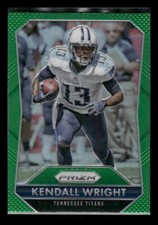 2015 Panini Prizm #72 Kendall Wright Green Prizm Tennessee Titans