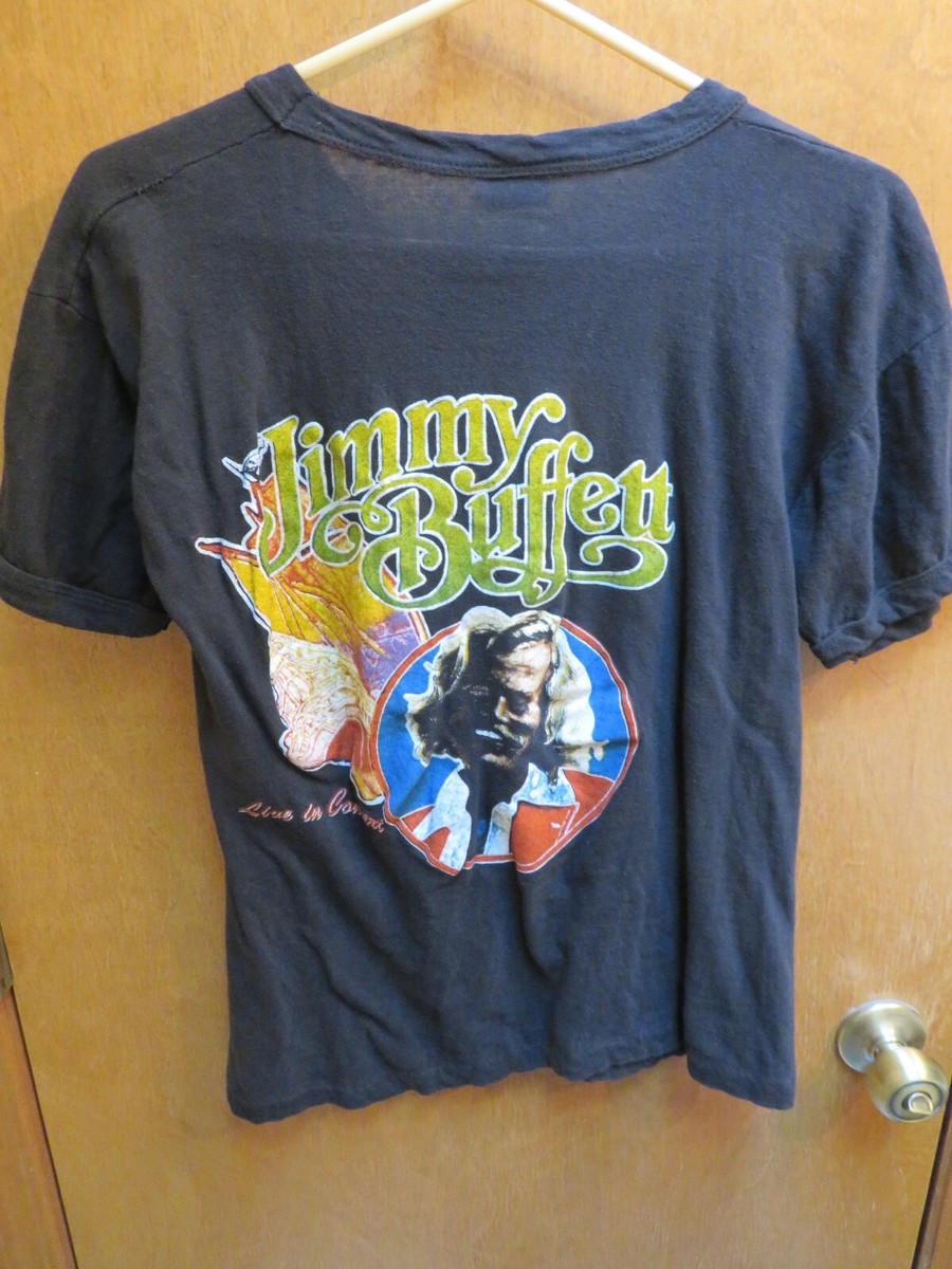 Eagles & Jimmy Buffett コンサートTシャツ Vintage Original Farakh Eagles/Jimmy Buffet Concert 1980's
