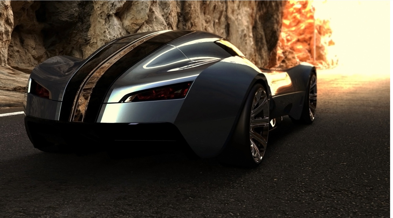 BUGATTI Race Car Racing Hypercar Concept2025Custom Built LARGE1:12SCALE MODEL