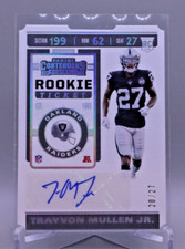 2019 Contenders Rookie Ticket Die Cut Auto Trayvon Mullen Jr /27 K103