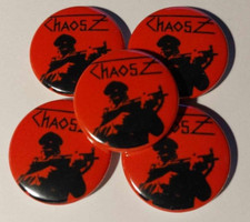 1x Chaos Z Button Punk Deutschpunk Punkrock HC Punk Politpunk