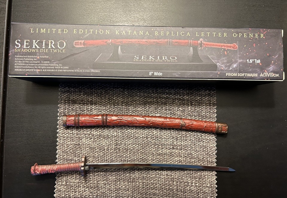 Sekiro Shadows Die Twice Katana Replica Letter Opener Limited