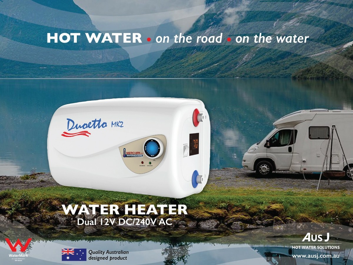 Duoetto MK2 Digital Dual Voltage (12v/240v) Electric 10L Storage Water  Heater | eBay