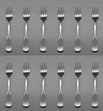 Oneida Stainless Flatware COLONIAL BOSTON - Salad Forks - Set of Twelve New