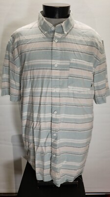 VANS Mens 2XL XXL striped Button-up shirt Combine ship Discount