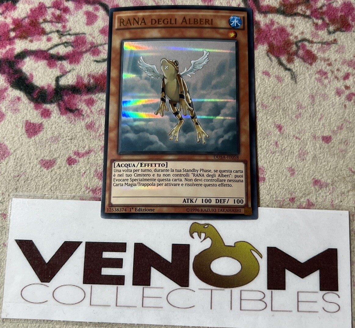 1x (M/NM) - *ITALIAN* Treeborn Frog - DUSA-EN058 - Ultra Rare 1st