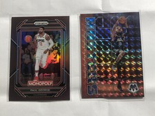 2022-23 Panini Mosaic Blue Fluorescent Jam Masters Paul George #’d/99 + BONUS 🔥