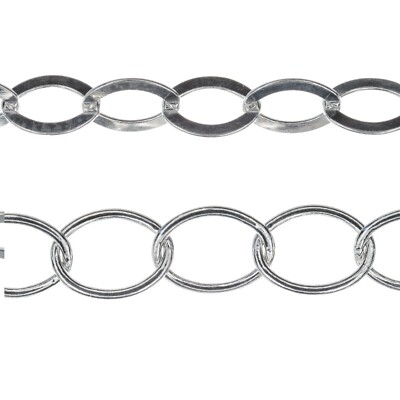Sterling Silber Kette Halskette Anker Forzatina 5mm Italienischer Schmuck Geschenk 925