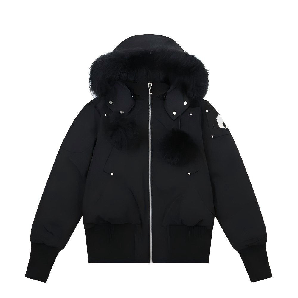 Moose Knuckles Women's Thick Short Parker Pilot Jacket Down Jacket